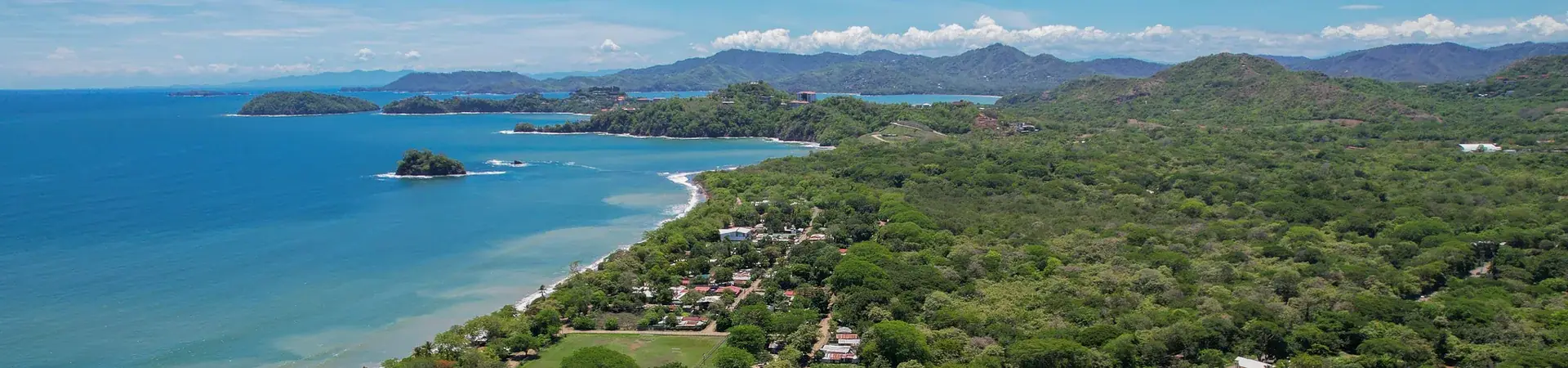 Una tranquila mañana en el pueblo de Brasilito, Costa Rica